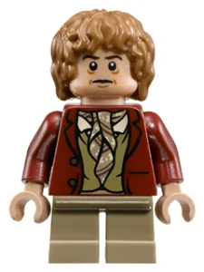 LEGO lor030 Bilbo Baggins - Dark Red Coat