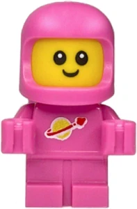 LEGO col442 Spacebaby - Classic Space, Dark Pink