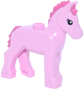 LEGO 82445pb04 - Růžové hříbě, Horse