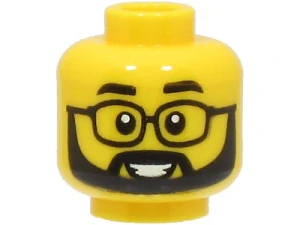 LEGO 3626pb3228 - Obličej s brýlemi