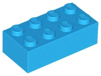 LEGO 3001 - Dark Azure Brick 2 x 4