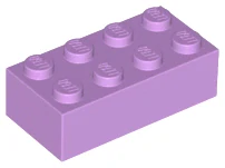 LEGO 3001 - Medium Lavender Brick 2 x 4