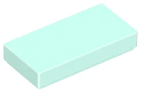 LEGO 3069 - Light Aqua Tile 1 x 2