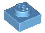 LEGO 3024 -Světle modrá Plate 1 x 1