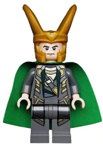 LEGO sh0033 Loki - 4.0cm Height Starched Fabric Cape
