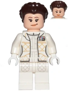 LEGO sw0958 Princess Leia - Hoth Outfit, White Jacket
