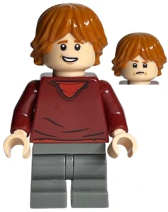 LEGO hp180 Ron Weasley - Dark Red Sweater