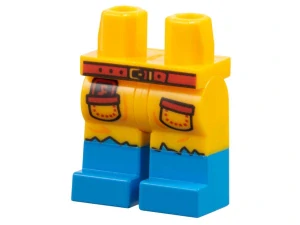 LEGO 970c00pb1677 - Nohy žluto-modré