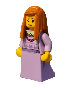 LEGO Holčička ve světle fialových šatech