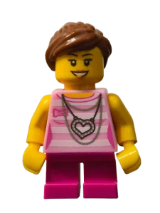 LEGO Holčička s řetízkem srdíčka 2