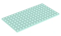 LEGO PODLOŽKA 92438 - Light Aqua Plate 8 x 16