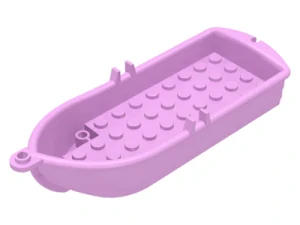 LEGO  2551 - Člun růžový, Boat, 14 x 5 x 2 