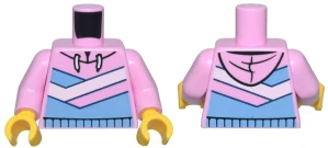 LEGO 973pb4543c01 - Tělo růžový svetr