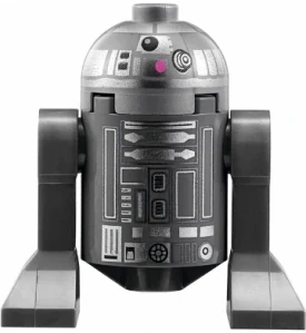 LEGO sw0933 Astromech Droid, R2-BHD - Dark Bluish Gray Body