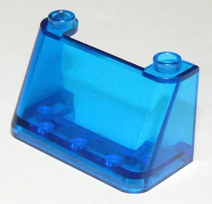 LEGO 3823 - Trans-Dark Blue Windscreen 2 x 4 x 2