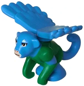LEGO 112409pb01c01 Flying Monkey with Green Armor with Dark Azure Wings
