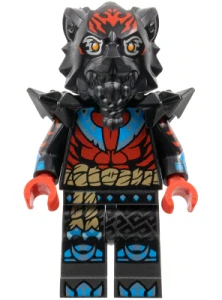 LEGO njo0927 Lord Ras - Red Markings, Black Shoulder Armor