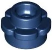 LEGO 24866 - Dark Blue Plate, Round 1 x 1 with Flower Edge