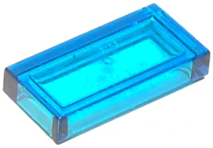 LEGO 3069 - Trans-Dark Blue Tile 1 x 2