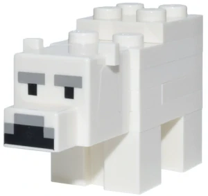 LEGO minebear01 Minecraft Polar Bear Baby Cub