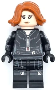 LEGO sh0922 Black Widow - Black Jumpsuit