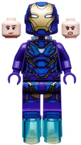 LEGO sh0610 Rescue (Pepper Potts) - Dark Purple Armor