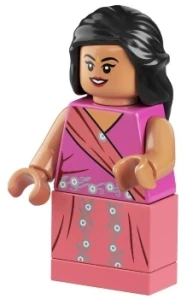 LEGO hp260 Padma Patil - Dark Pink and Coral Sari
