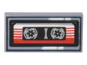 LEGO 3069pb1104 - Kazeta na přehrávání, Tile 1 x 2 with Cassette Tape