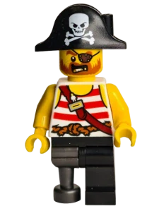 LEGO pirát se zlatým zubem