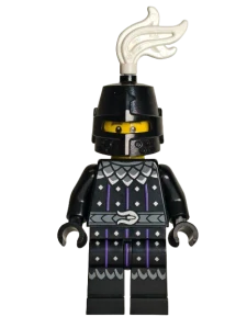 LEGO Černý rytíř, bílé peří