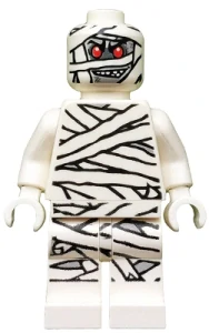 LEGO mof001a Mummy - NON-Glow In Dark Pattern