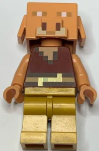 LEGO min117 Piglin - Pearl Gold Legs