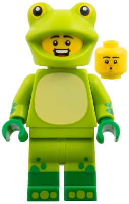 LEGO col465 Frog Costume Fan, Series 28
