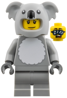 LEGO col466 Koala Costume Fan, Series 28