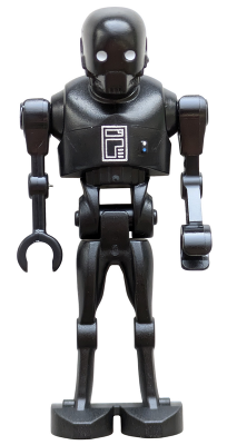 LEGO sw1412 K-2SO Droid - Dark Silver Chest Panel