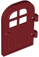 LEGO 5257 Tmavě červené dveře, Door 1 x 4 x 6
