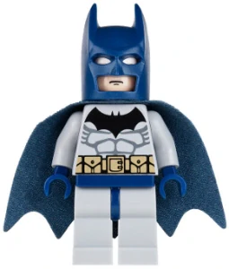 LEGO bat022 Batman - Light Bluish Gray Suit, Dark Blue Mask