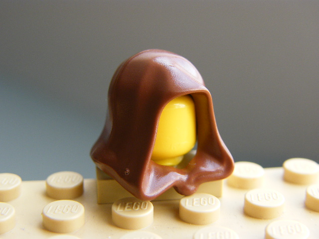 LEGO 30381 Reddish Brown Minifigure, Headgear Hood
