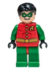 LEGO bat025 Robin - Short Hair - bez pláště