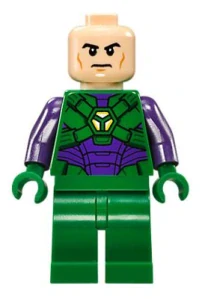 LEGO sh0459 Lex Luthor - Green and Dark Purple Light Armor