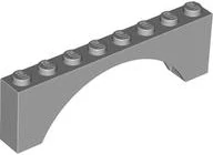 LEGO 3308 - Light Bluish Gray Arch 1 x 8 x 2