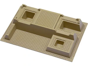 LEGO 51542 Baseplate, Raised 32 x 48 x 6 with Level Front