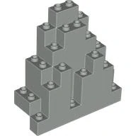 LEGO 6083 Light Gray Rock Panel 3 x 8 x 7 Triangular