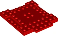 LEGO 15624 PODLOŽKA ČERVENÁ 8X8 SE SPOJEM