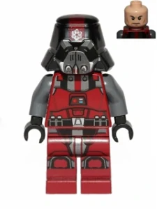 LEGO sw0436 Sith Trooper - Dark Red Armor, Printed Legs