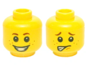 LEGO 3626pb1349 - Obličej oboustranný
