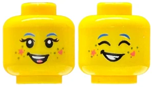 LEGO 3626pb3428 - Obličej oboustranný