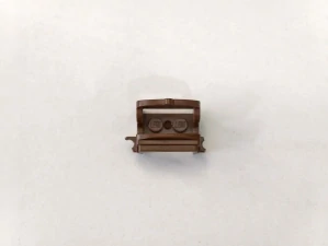 LEGO 4491b - Sedlo koně hnědé - 2. jakost ulomené oba klipy
