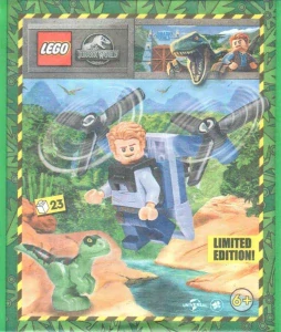 LEGO 122328-1 Owen with Jet Pack and Raptor paper bag