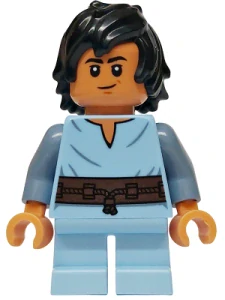 LEGO sw1407 Boba Fett, Young - Bright Light Blue Shirt